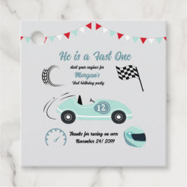 成長2高速フェスティバルブルーレースカー誕生日 フェイバータグ