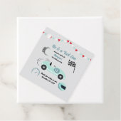 成長2高速フェスティバルブルーレースカー誕生日 フェイバータグ (インサイチュ)