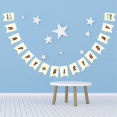 成長2高速レトロレースカー第2誕生日 バンティングフラッグ