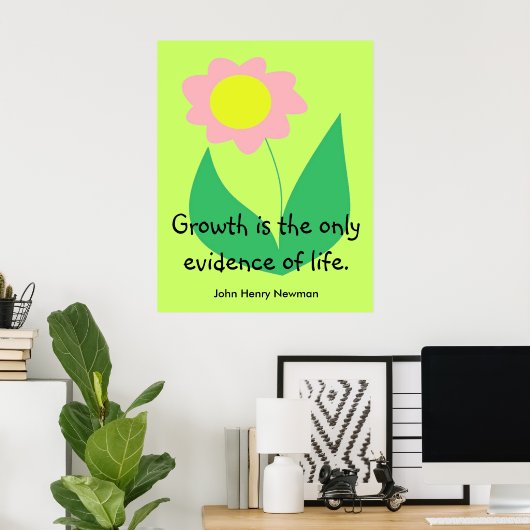 成長 ポスター (ホームオフィス)