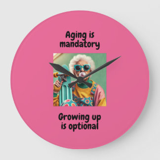 成長 ラージ壁時計