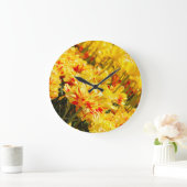 成長，金ゴールド ラージ壁時計 (ホーム)