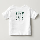 成長 - ASLデザイン トドラーTシャツ (裏面)