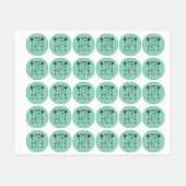 成長 – ASLデザイン ラベル (シート)