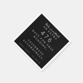 我々おもしろいが待ったパンデミックな結婚披露宴 スタンダードカクテルナプキン (角)