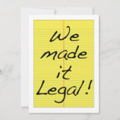 我々おもしろいはITを法的招待状した 招待状 (正面)