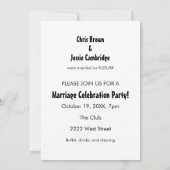 我々おもしろいはITを法的招待状した 招待状 (裏面)