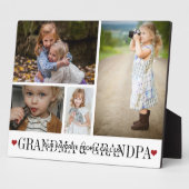 我々お気に入りのの民は…|祖父母ギフト フォトプラーク (側面)