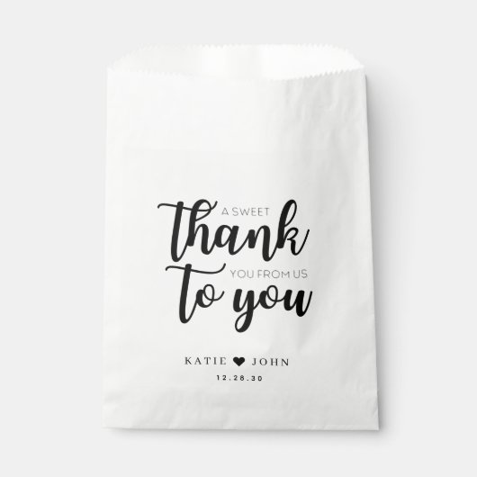 我々からあなたへのお礼結婚を フェイバーバッグ (正面)