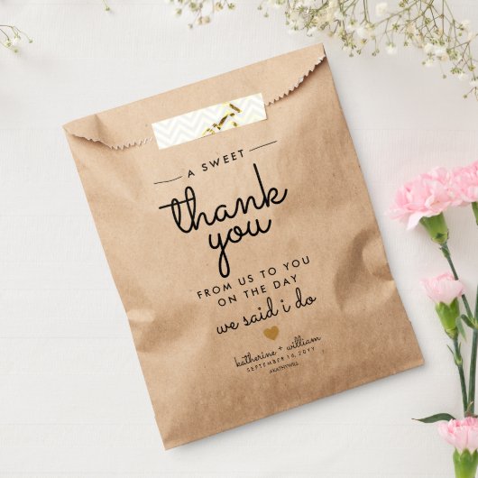 我々から感謝していあなた方への愛しい結婚人は フェイバーバッグ (封をした状態)