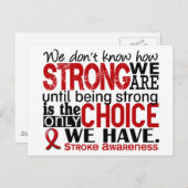 我々がどれほど強いか脳卒中する ポストカード (正面/裏面)