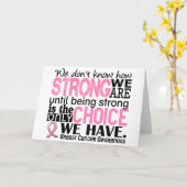 我々がどれほど強い乳がん カード (黄色い花)