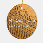 我々がもしできる主保主義 セラミックオーナメント (左)