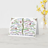 我々がキリストの中にいる者 カード (黄色い花)