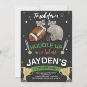 我々がサッカーの誕生日を蹴り上げる 招待状 (正面)