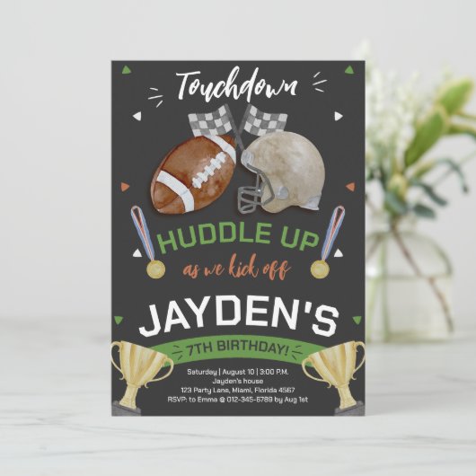 我々がサッカーの誕生日を蹴り上げる 招待状 (スタンド正面)