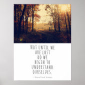 我々がソロー失った引用文 ポスター (正面)