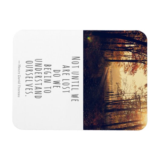 我々がソロー失った引用文 マグネット (横)