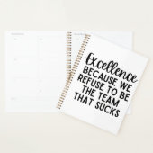 我々がチームになることを拒否するため優秀 プランナー手帳 (ディスプレー)