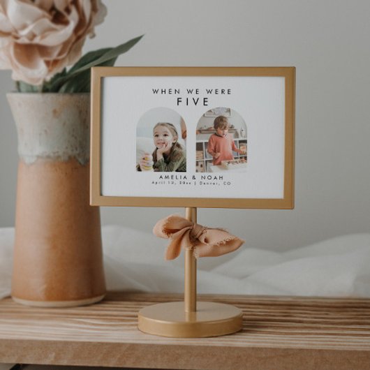 我々がベビー写真結婚のテーブル番号だった時