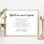 我々が人生の詩のお祝いに再会するまで ポスター