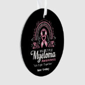 我々が共に戦う多発性骨髄腫認識度 オーナメント (正面)