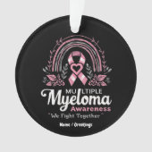 我々が共に戦う多発性骨髄腫認識度 オーナメント (正面)