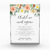 我々が再び会うまで桃フローラ記念詩 フォトブロック (正面)