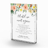 我々が再び会うまで桃フローラ記念詩 フォトブロック (右)