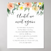 我々が再び会うまで桃フローラ記念詩 ポスター (正面)