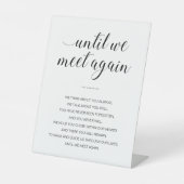 我々が再び結婚の詩の記念碑に会うまで 台座サイン (正面)