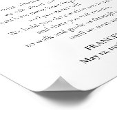 我々が再び記念詩を会うまでパーソナライズされた ポスター (角)