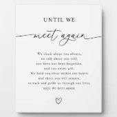 我々が再び記憶表結婚に会うまで フォトプラーク (正面)