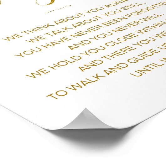 我々が再び金ゴールド結婚の記念碑に会うまで ポスター (角)