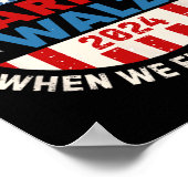 我々が勝つとき我々は戻らない ポスター (角)