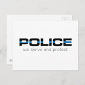 我々が奉仕し保護て ポストカード (正面/裏面)