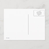 我々が家を移した新しい家の発表 案内ポストカード (裏面)