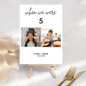 我々が年齢のテーブ結婚ル番号のシンボルや象徴だった時 テーブルナンバー