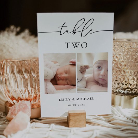 我々が年齢のテー結婚ブル番号記号だった時 招待状