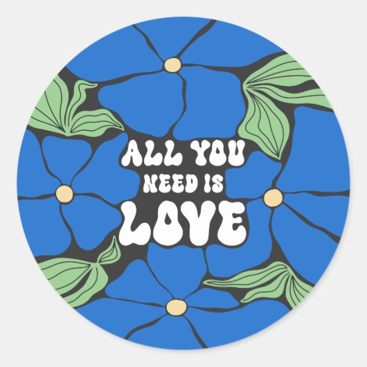 我々が必要としているのは愛だけだ ラウンドシール (正面)