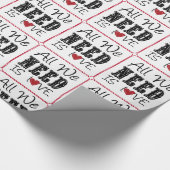 我々が必要としているのは愛だけだ ラッピングペーパー (角)