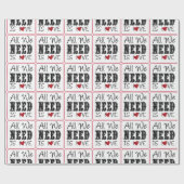 我々が必要としているのは愛だけだ ラッピングペーパー (フラット)