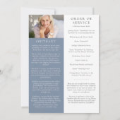 我々が愛する人々はサービスの写真遠くにの順序に行かない 招待状 (裏面)