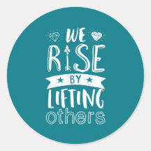 我々が感動的他の人を持ち上げることによって立ち上がる引用文