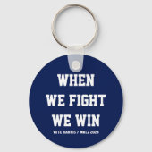 我々が戦う時ハリス・ウォルズに勝つ キーホルダー (裏面)