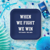 我々が戦う時ハリス・ウォルズに勝つ ペーパープレート (パーティー)