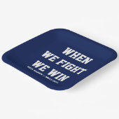 我々が戦う時ハリス・ウォルズに勝つ ペーパープレート (傾斜あり)