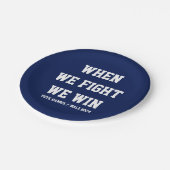 我々が戦う時ハリス・ウォルズに勝つ ペーパープレート (アングル)