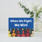 我々が戦う時ハリス・ウォルズに勝つ ポストカード (スタンド正面)