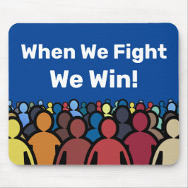 我々が戦う時ハリス・ウォルズに勝つ マウスパッド